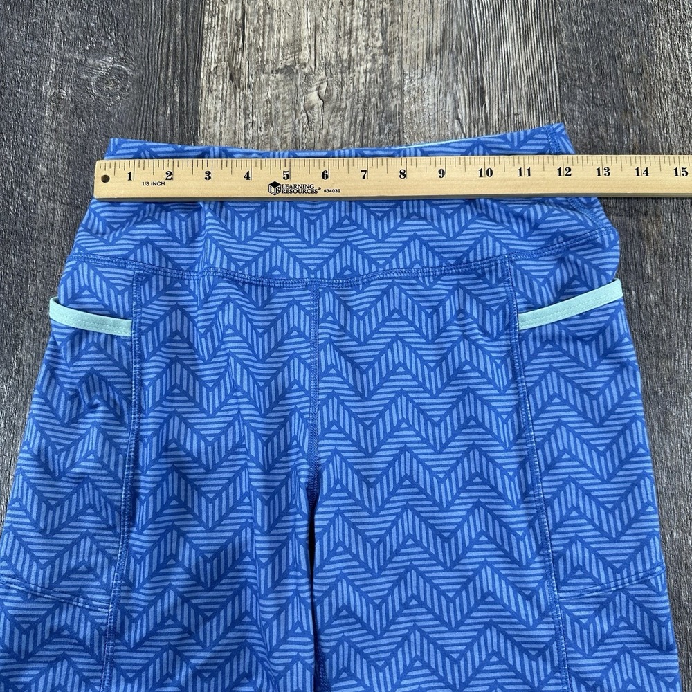 Vineyard Vines Women's Blue Spandex Performance Shorts Tights Bike Yoga Run Sz S - Picture 10 of 14